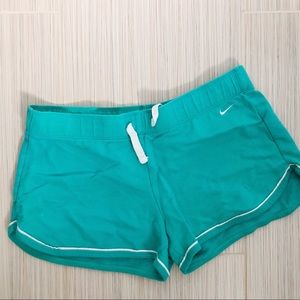 NIKE teal shorts